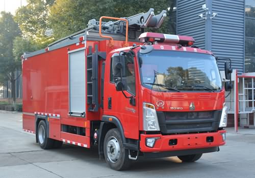 重汽輕卡布管車(水帶敷設(shè)車)